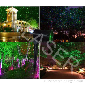 2014 New Products! Red Green and Blue (RGB) Moving Firefly Garden Laser for Lawn, Tree, House, Park Decoration
